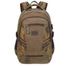 Mochila Masculina de Lona Com Entrada USB Para Notebook