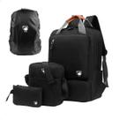 Mochila Masculina Dilinx Kit 3 pçs Shoulder Bag + Estojo