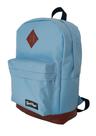 Mochila masculina e feminina Ludoraal Barra bela Azul Bêbeo/ Mochila escolar(fundo marrom)