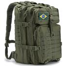 Mochila Masculina Feminina Reforçada Impermeável Tática Militar 50L Viagem Academia Esportiva Camping Trilha Acabamento Multifuncional