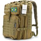 Mochila Masculina Feminina Reforçada Impermeável Tática Militar 50L Viagem Academia Esportiva Camping Trilha Acabamento Multifuncional