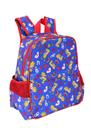 Mochila Masculina Infantil LS Bichinhos Em Rip Stop 4 Divisões - MO4257