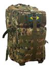 Mochila masculina militar 50l tática reforçada impermeavel grande diversas cores acompanha 1 patch