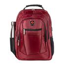 Mochila Masculina Motoboy Grande Impermeável USB Alça Reforçada Vermelha