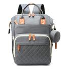 Mochila Maternidade, Bolsa Mochila Maternidade Impermeável Bebê Menino Menina, Grande capacidade CodaTech PREMIUM Cor de Rosa com detalhe Cinza