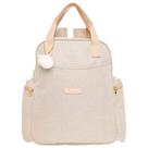 Mochila Maternidade Grande Pirulitando Aconchego Marfim Mochila Maternidade Grande Pirulitando Aconchego Marfim