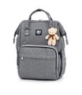 Mochila Maternidade Impermeável BH Travel Cinza Mochila Maternidade Impermeável BH Travel Cinza