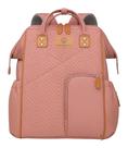 Mochila Maternidade Impermeável Ergonômica Multifuncional para Gestantes Mamãe e Bebê Menina Versão Luxo Marca Maternity Dream Cor ROSA