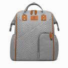 Mochila Maternidade Impermeável Ergonômica Multifuncional para Gestantes Mamãe e Bebê Menino Menina Versão Luxo Marca Maternity Dream Cor CINZA