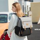 Mochila Maternidade Land Luxury Cinza Com Preto