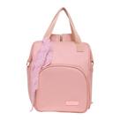 Mochila Maternidade Média Pirulitando Térmica Encanto Rosa