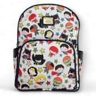 Mochila Maternidade Menino Bolsa de Costas Passeio Creche Escola C/ Desenho Animais Safari