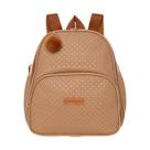 Mochila Maternidade Pirulitando Térmica Leveza Amêndoa
