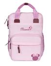 Mochila Maternidade Premium Decorada Minnie Rosa com Trocador Babygo