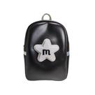 Mochila Menina Molekinha Estrela Led Preto/Prata 20005.12