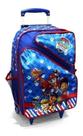 Mochila Meninos Patrulha Canina Cachorrinhos Rodinhas Tam G
