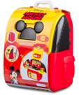 Mochila Mickey Cozinha 2 em 1 Kit Play Set Infantil Pedagógico Com Acessórios - Multikids
