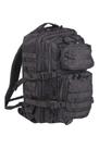 Mochila Mil-Tec Assault Pack 36L Negra para Camping y Senderismo