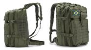 Mochila Militar 50l Unissex Escolar Verde Com bandeira Gigante Mochila Militar 50l Unissex Escolar Verde Com bandeira Gigante