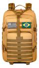 Mochila Militar Tática 50 Litros Impermeável com MOLLE e Compartimentos Internos