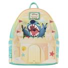 Mochila Mini Loungefly Disney Stitch Castelo de Areia 23x27x11cm