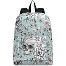 Mochila MNSRUU Vintage Goth Skull para laptop escolar de 15,6"