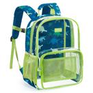 Mochila mommore Clear for Kids School Dinosaur de 15 polegadas