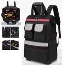 Mochila motoboy impermeável grande reforçada com refletivo base emborrachada resistente chuva