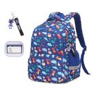 Mochila MUSEVOS Kids Blue/Dinosaur impermeável por 6-14 anos