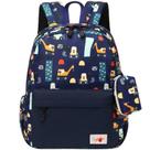 Mochila mygreen Cute, leve, resistente à água, azul para crianças