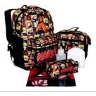 Mochila Naruto Masculina Infantil Juvenil Escola Costas 2020