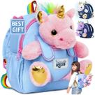Mochila Naturally KIDS Pink Unicorn para meninas de 2 a 4 anos