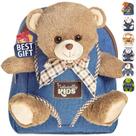 Mochila Naturally KIDS Teddy Bear para crianças de 3 a 5 anos