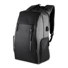 Mochila Notebook 15,6 24L USB Engate Mala Grande Cinza Poliéster Resistente Viagem Trabalho Impermeável