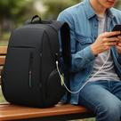 Mochila Notebook Entrada USB Bolsa Levar Perfume Maquiagem Computador Roupa Bagagem