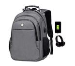 Mochila Notebook Entrada UsbFone Masculina Feminina MN4086