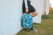 Mochila Nuvens Céu Azul Resistente Estampa Moderna