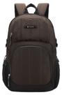 Mochila Nylon Marrom Notebook 14,5 Pol. Tablet 3 Divisões Resistente Reforçada Escola Trabalho Academia Vivatti