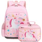 Mochila Octsky Candy Unicorn Pink com conjunto de lancheira Mochila Octsky Candy Unicorn Pink com conjunto de lancheira