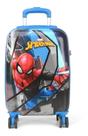 Mochila Ou Malinha Homem Aranha Spider Man Rodinhas Tam G Azul