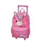 Mochila Pacific com Rodinhas Squishmallows Lola Rosa
