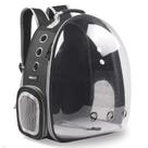 Mochila para animais de estimação BEIKOTT Cat Dog Bunny para viagens preta