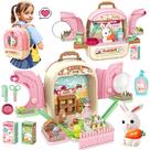 Mochila para animais de estimação SMILESSKIDDO Toy Rabbit Role Play Set