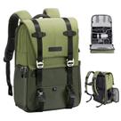 Mochila para câmera K&F Concept de grande capacidade 20L com capa de chuva