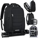 Mochila para câmera SDYSM Professional impermeável preta