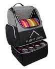 Mochila para Disc Golf Flight Level con Cooler Aislado Gris