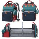 Mochila para Fraldas Astro Alan Baby com Trocador - Vermelha