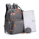 Mochila para Fraldas BabbleRoo Extra Grande - Cinza Escuro