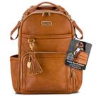 Mochila para Fraldas Itzy Ritzy Boss Plus Cognac - 19 Bolsos