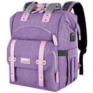 Mochila para fraldas Jiefeike 29x20x38cm USB isolada